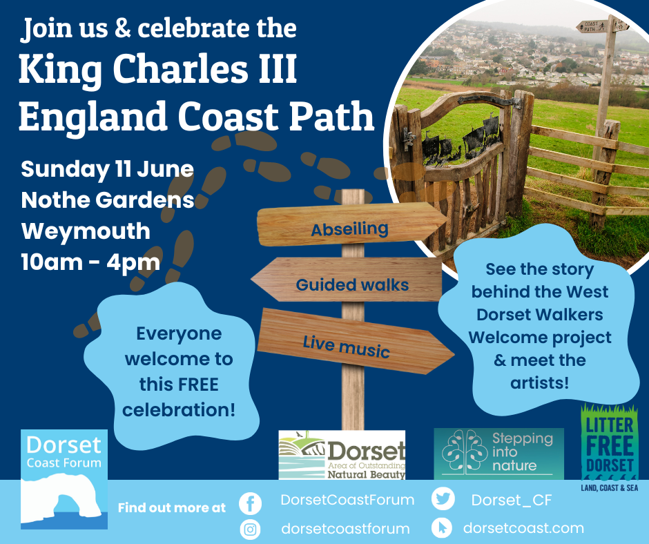 England Coast Path Celebration at Nothe Gardens – Sunday 11th June England Coast Path Celebration at Nothe Gardens – Sunday 11th June