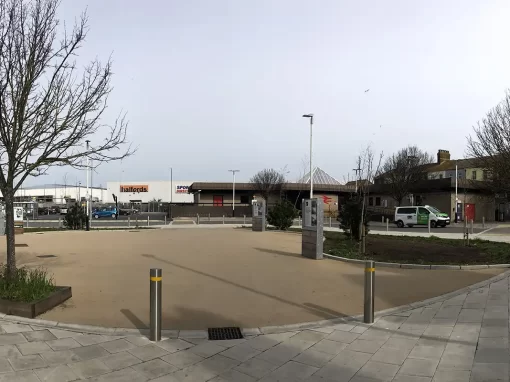 Weymouth Station Forecourt and new Pocket Park