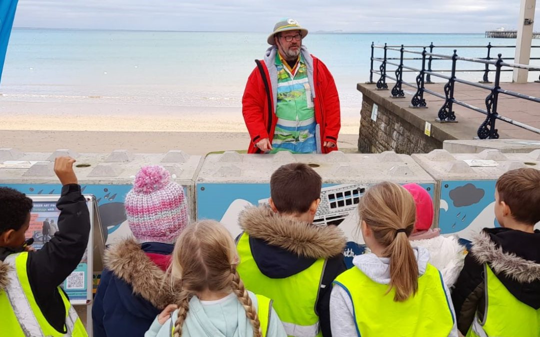 Outdoor Classroom Day on Swanage Seafront