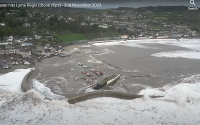 Watch the impact of Storm Ciaran on the Cobb